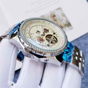 Nouvelle arrivée, montre automatique de luxe pour homme, cadran bleu, verre saphir, boîtier en acier inoxydable, aiguilles lumineuses, montre mécanique tendance - Product Image 3