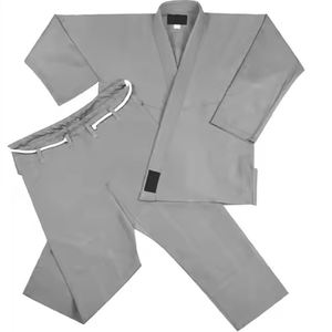 OEM AUREON SPORTS WEAR Conjuntos de Uniforme de Karate para Hombre 100% Algodón, Kimono de Jiu Jitsu Ligero en la Parte Delantera, Ropa de Artes Marciales Transpirable - Product Image 2