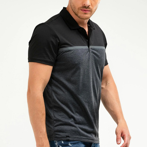 T-shirt d'été respirant en toile pour homme, avec boutons décoratifs et broderies, manches courtes, pour jeunes et golfeurs d'âge moyen, 100 % coton - Product Image 4