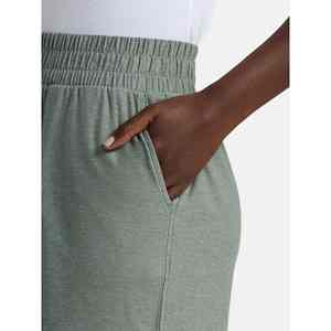 Shorts de survêtement en molleton pour femmes, taille haute, multicolores, de haute qualité, pour les sports d'été, vente en gros, décoration personnalisée avec logo - Product Image 5