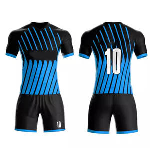 Uniformes de fútbol de secado rápido de alta calidad para hombres y mujeres, logotipo personalizado, nombre del equipo impreso, conjunto de servicio OEM, estilo, precios al por mayor - Product Image 1