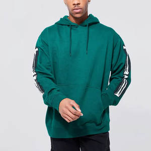 Vêtements d'hiver 100% coton de marque personnalisés-Motif solide pour les sweats à capuche imprimés bouffants à prix raisonnable - Product Image 3