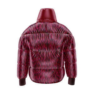 Chaqueta Acolchada Personalizada de Invierno con Camuflaje, Formal, Ligera, Impermeable, con Cuello Alto, Impresión 3D, Cortavientos y Cómoda - Product Image 3