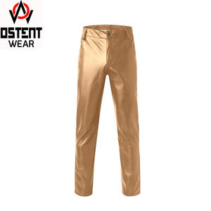 Pantalon en cuir sur mesure pour hommes 2024 pantalons en cuir haut de gamme pantalons en cuir personnalisés de grande taille avec des prix bon marché - Product Image 4