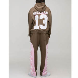 Custom <b>Windbreaker</b> Stacked Pants and Jackets Nylon Tracksuit Zip up Polyester Two Piece Wind Break Track Suit for Men & <b>Women</b> - Product Image 1