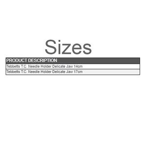 Tebbetts T.C. de Alta Calidad Portaagujas |   Herramienta de sutura quirúrgica manual reutilizable con mandíbula de precisión delicada |   Acero Inoxidable - Product Image 2