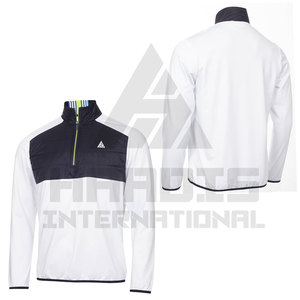 Veste coupe-vent demi-zip 100% veste coupe-vent en polyester pour hommes fabriquée au Pakistan veste imperméable pas cher prix de gros - Product Image 6