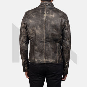 Chaqueta de cuero de invierno para hombre, lona, transpirable, de secado rápido, ligera, desgastada, moda al por mayor - Product Image 5