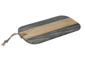 Blocs à découper en bois et en marbre de qualité supérieure faits à la main épissage Offre Spéciale servant une planche à découper ronde en bois d'acacia et en marbre - Product Image 6