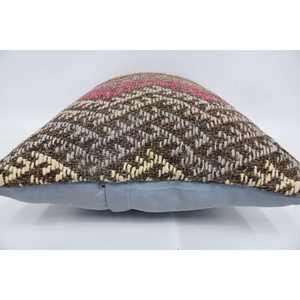 16x24 Beige Wool Kilim Patchwork Pillow Luxury Floral Vintage Fluffy Woven <b>Cushion</b> Portable Bedding Decorative <b>Cushion</b> 18x18 - Product Image 5