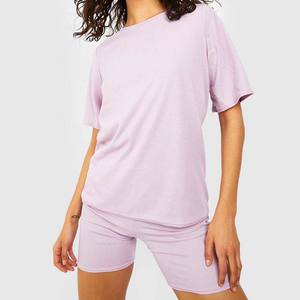 Vente en gros Fabricant Ensemble pour femmes Ensemble 2 pièces pour femmes Séchage rapide Respirant Léger 100% coton Matériel Logo personnalisé - Product Image 5