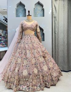Women's Most Popular Style Premium Quality Soft Net Coding Sequins Work With Cancan & Canvas Patta LEHENGA CHOLI - Product Image 3