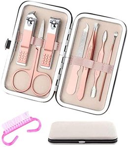 Manicure <b>Set</b> <b>Nail</b> File Cuticle Nipper Cuticle Pusher Tweezer Cuticle Scissor <b>Nail</b> Cleaner Pedicure <b>Set</b> of 13 Manicure Instrument - Product Image 5