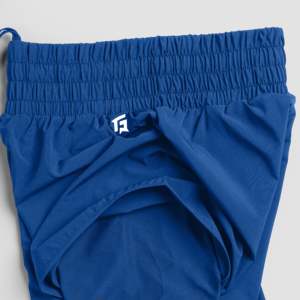 Pantalones Cortos Deportivos Tide 2.0 (Verde Azulado) de Cintura Alta, Felpa Francesa, Talla XS, Diseño Moderno, con Cordón Ajustable y Spandex, Personalizables con Logotipo - Product Image 4