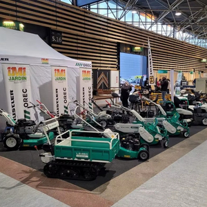 Tondeuse à gazon OREC de qualité industrielle, 2 temps, 125 cm³, alimentée par batterie, avec bac de ramassage de 100 L et garantie de 3 ans - Product Image 1