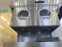 Lave-vaisselle professionnel pour la gastronomie, machine à laver la vaisselle à double bac, lave-vaisselle à porte coulissante