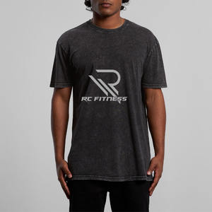 T-shirt unisexe à col rond en coton 100% 220g respirant à séchage rapide avec logo personnalisable - Product Image 5