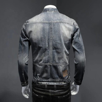 Vestes en jean personnalisées pour hommes, style streetwear, vintage et moderne, prix de gros compétitifs