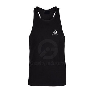Camisetas de Tirantes Deportivas Casuales de Punto para Hombre, Colores Personalizados al por Mayor, Tejido Transpirable y Ecológico de Poliéster/Algodón - Product Image 3