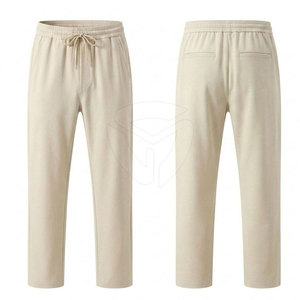 Pantalones de Hombre de Alta Calidad, Tela Ligera y Cómoda, Ideales para la Oficina, Actividades Casuales, Moda Moderna - Product Image 3