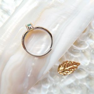 Anillo de diseño único de piedra de topacio creado en laboratorio, Plata de Ley 925 sólida, oro, moda clásica, boda, fiesta de compromiso, aniversario - Product Image 6