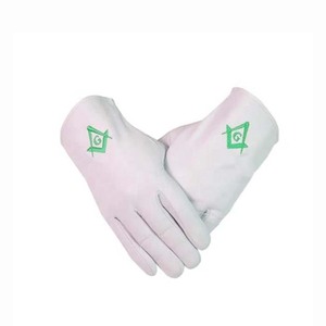 Gants maçonniques personnalisés OEM avec broderie de logo personnalisé gants respirants à séchage rapide en gros avec des prix bon marché - Product Image 6