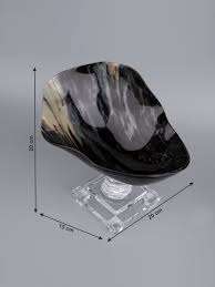 Cuenco para servir de cuerno de búfalo Natural de alta comercialización, cuenco para mezclar ensaladas ecológico, cuenco de cuerno hecho a mano de alta calidad para el hogar y el Hotel - Product Image 2