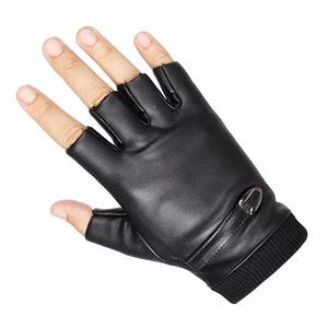 <b>Men</b> Women Winter Sport Fitness Thermal Warm Cycling <b>Glove</b> Half Finger PU Leather <b>Touch</b> <b>Screen</b> Casual Party Travel - Product Image 4