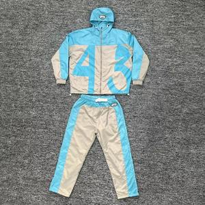 Logotipo personalizado, chándal personalizado de 500GSM, conjunto de chándales de nailon, producto de tendencia de buena calidad, chándal para hombre - Product Image 2