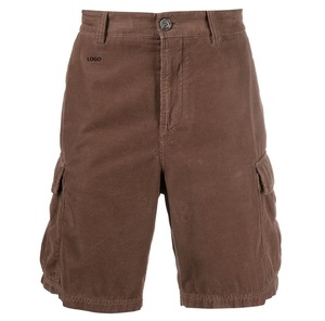 Correr en blanco Cargo doble cara 4 bolsillos sólido ecológico personalizable transpirable hombres Casual gimnasio Yoga ejercicio pantalones cortos - Product Image 2