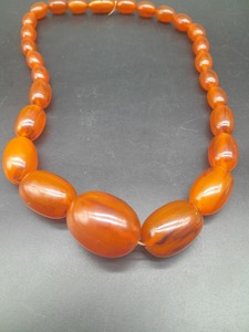 Collier de perles en résine de haute qualité pour femmes avec corne nouveauté pendentif époxy élégant bijoux en résine de perle pour cadeau - Product Image 5