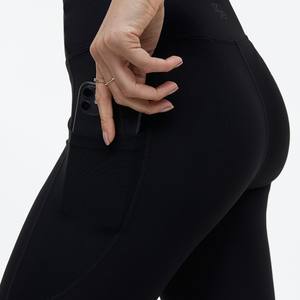 Pantalones de chándal ajustados negros para mujer, para entrenamiento, correr, con cordón en la cintura, pantalones de chándal de gran tamaño lisos en blanco - Product Image 2