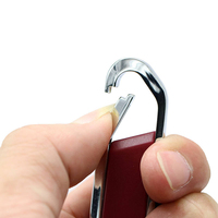Porte-clés mousqueton personnalisé avec logo, clé USB en métal, cadeau promotionnel en gros, clé USB
