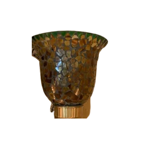 Candelabro de mosaico de Hurricane para el hogar, diseño decorativo, farol de cristal para Hotel y restaurante, último diseño - Product Image 1