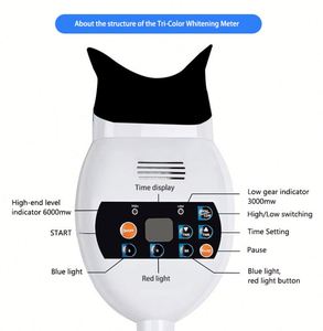 Sistema de Blanqueamiento Dental LED de Alta Potencia de 300W con Boquilla de Silicona y Guía de Luz de Poliéster para Protección Contra Infecciones Cruzadas - Product Image 3