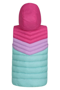 Gran oferta 2025, chaleco cortavientos para exteriores, chaleco de burbujas de Invierno para mujer, chaleco acolchado de bloque de Color, chalecos Acolchados transpirables con el mejor OEM - Product Image 2