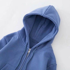 Sudadera corta con capucha para mujer, con logotipo impreso personalizado, fabricante OEM - Product Image 6