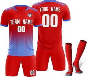 เสื้อเจอร์ซีย์เล่นฟุตบอลแบบระเหิดเต็มตัวแห้งเร็วเสื้อผ้ากีฬาปรับแต่งได้จากโรงงาน - Product Image 3