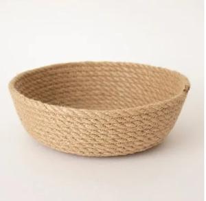 Tazón de yute de alto precio de venta, aspecto Premium, cuerda de yute Natural moderna para decoración de mesa de Hotel en el hogar, uso en venta al por mayor, Moq barato - Product Image 3