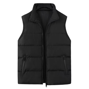 Venta al por mayor chaqueta puffer sin mangas invierno burbuja Puffer chaqueta para los hombres logotipo personalizado al aire libre cálido acolchado Logo puffer chaqueta - Product Image 3