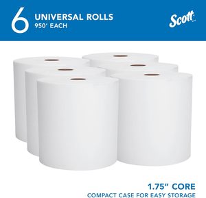 Scott Hard Roll <b>Paper</b> Towel, 950 ft, 6 Rolls/Case (02000) - Product Image 5