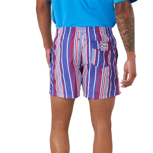 Short de bain décontracté 100% coton avec impression numérique pour hommes avec cordon de serrage à la taille et poches Meilleure vente en gros - Product Image 4