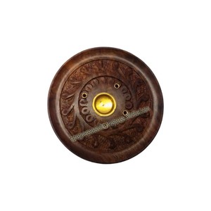 Quemador de incienso hecho a mano, atrapamoscas decorativo de madera para meditación, fragancia para el hogar - Product Image 4