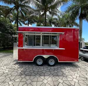 Cuisine mobile personnalisée, chariot à collations, chariot à café, remorque alimentaire, camion de restauration BBQ à vendre, hot-dogs, bonbons, lait - Product Image 6