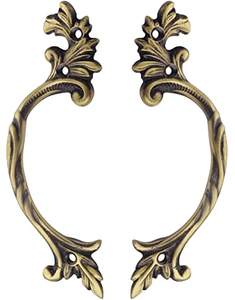 Poignée de porte élégante, boutons de porte, quincaillerie, meubles, maison, hôtel, fenêtre, chambre à coucher, poignée de porte unique, poignée de porte en laiton couleur antique - Product Image 3