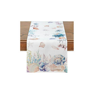 Home Decoration Custom Print 100% Cotton Embroidered Table Runner with Custom Private Labeling - Product Image 6