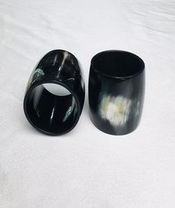 Antique Round Napkin Rings Natural Buffalo Horn Black Color for Wedding and <b>Party</b> Table <b>Decoration</b> Natural Color from f s i - Product Image 2