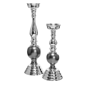 Silver Plating Candle <b>Holder</b> Home Votive and <b>Tealight</b> <b>Holder</b> Set OF Two Pieces For Home & Restaurant Wedding Decorative Items - Product Image 1