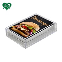 Étui pour cartes à jouer en plastique transparent personnalisé, modèle S113 TW, pour 54 cartes, pour les joueurs de poker