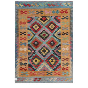 Tapis Kilim d'Afghanistan Maimana 204 X 147 cm Tapis et ensembles traditionnels afghans - Product Image 1